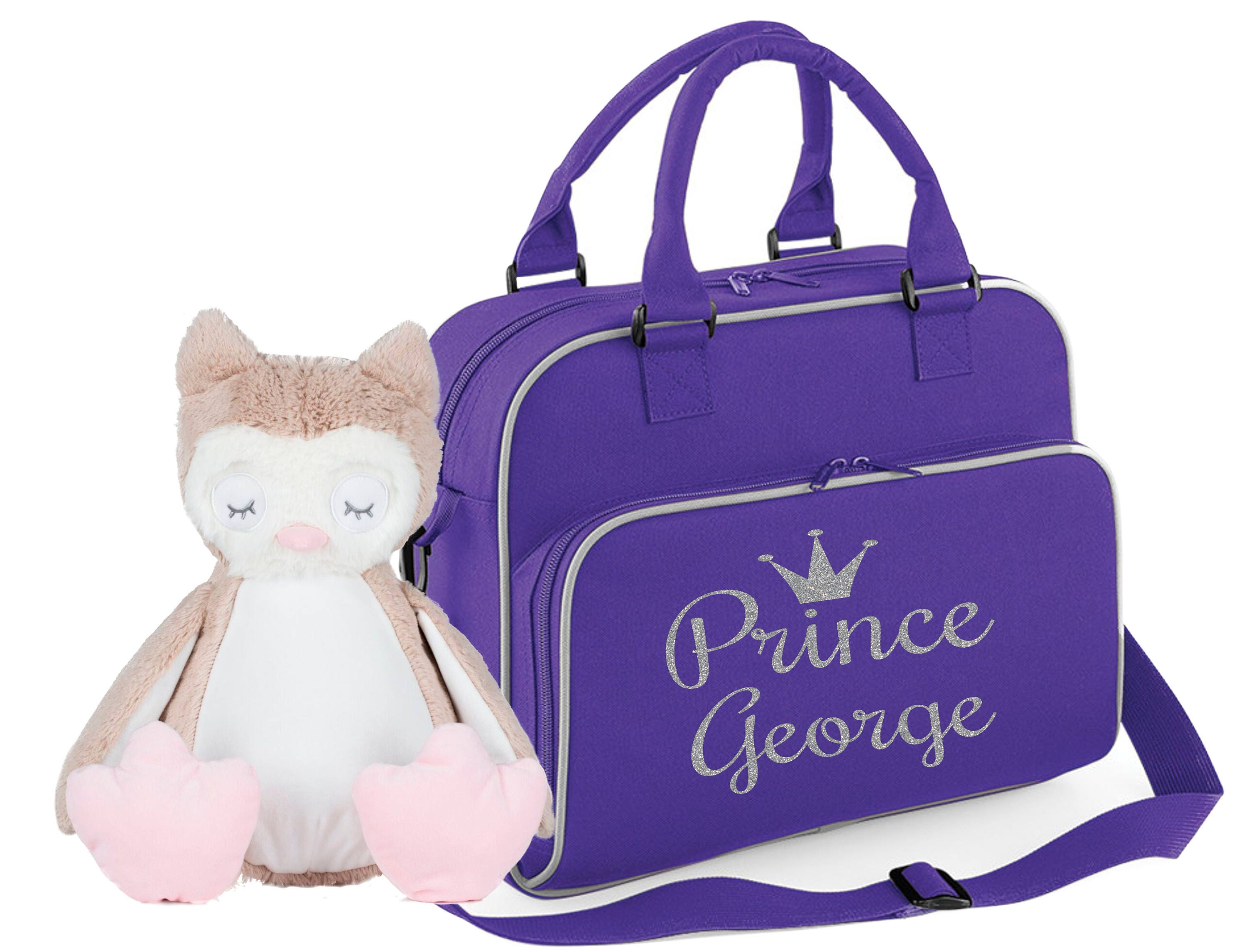 Personalised Nappy Changing Bag Baby travel bag Prince or Princess Crown Etsy