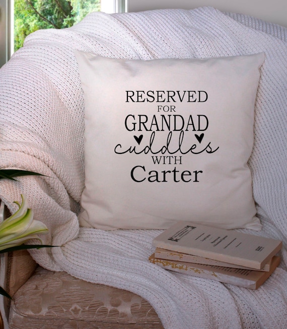 Personalised grandad cushion sales