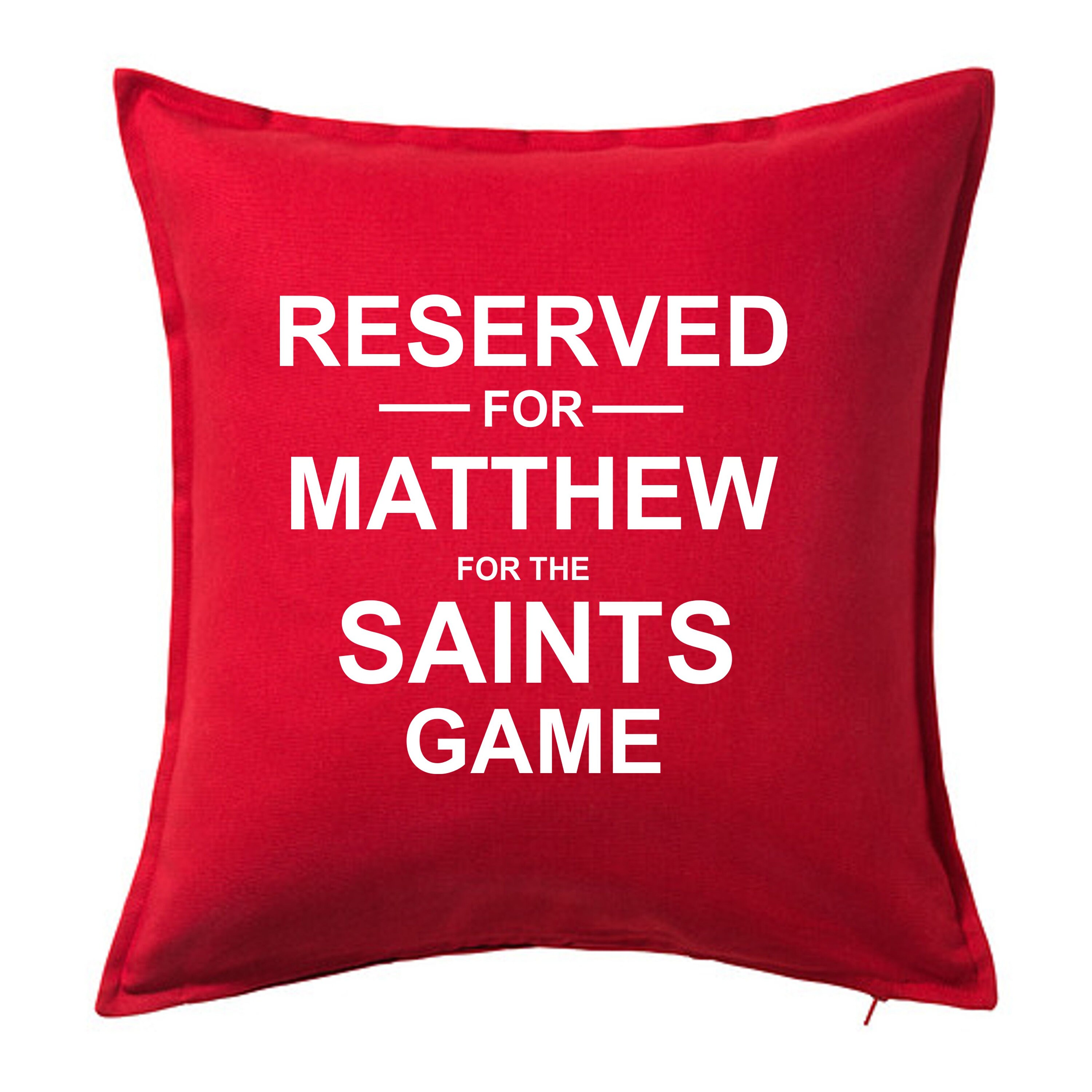 Personalised Football Cushion Reserved for Name and the Etsy