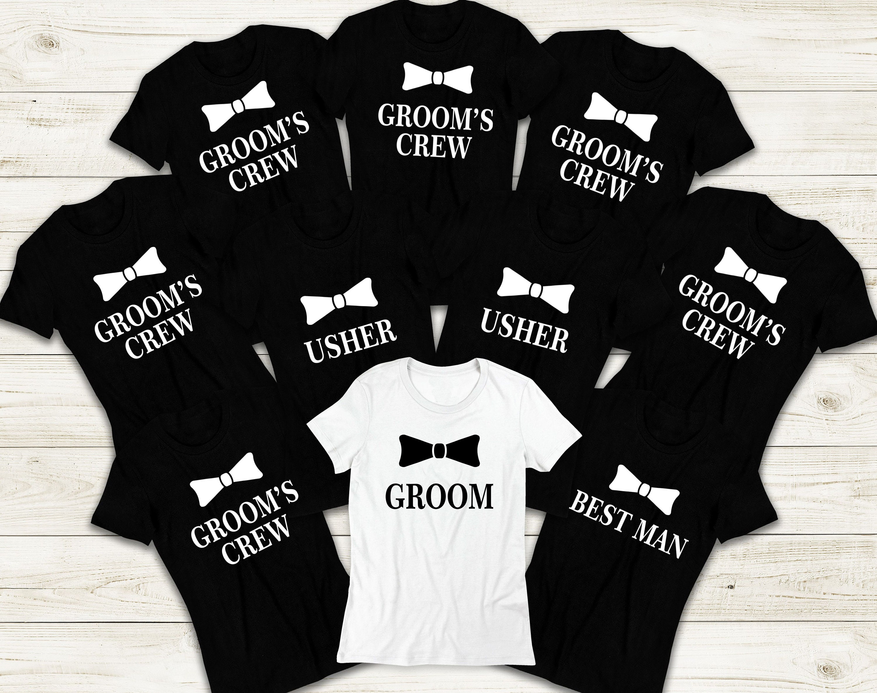 Image of Men's Wedding Party T Shirts Stag Do