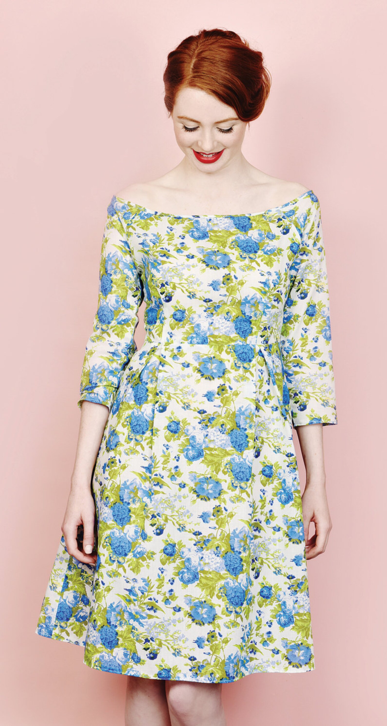 PDF Simple Sew Bardot Dress Sewing Pattern UK 820 Etsy