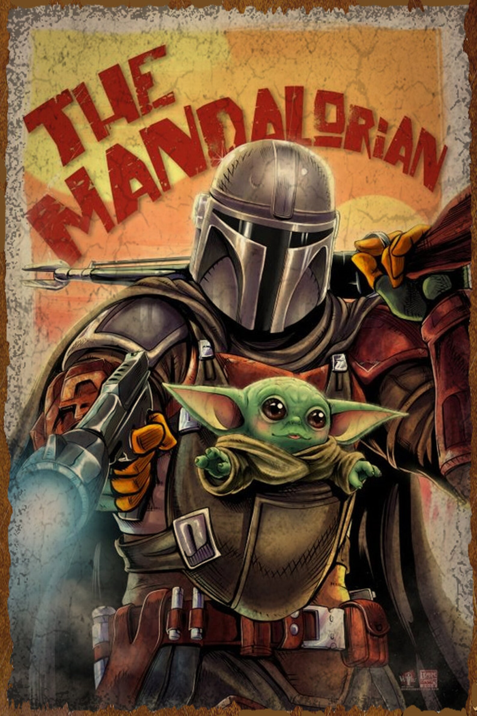 Spectacular Metal Poster Dedicated to the Star Wars Universe Etsy