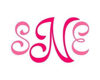 Monogram Font svg , Cricut Fonts, Silhouette Cameo font - alphabet svg