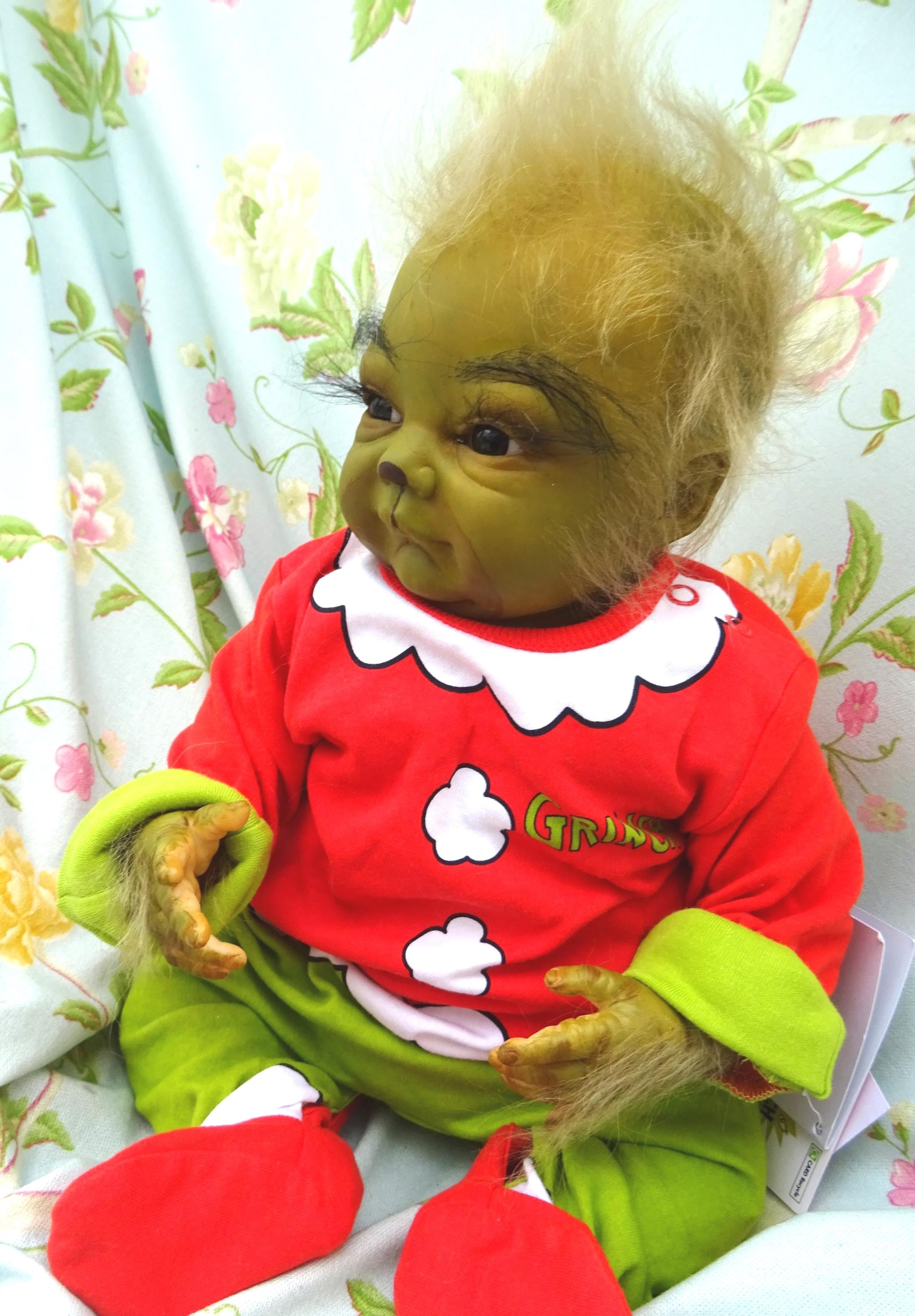 Baby Grinch Doll Realistic UK