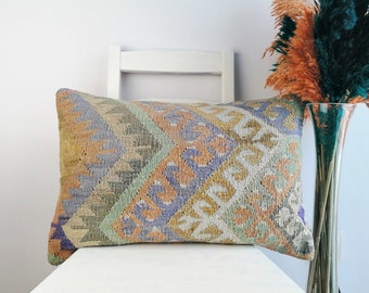 16x16 Pillow Case Sale Kilim Pillow Cover Kilim Wool Cushion Cover French Decor SALE Cushions Handmade Mid Century Kilim Pillow Cover