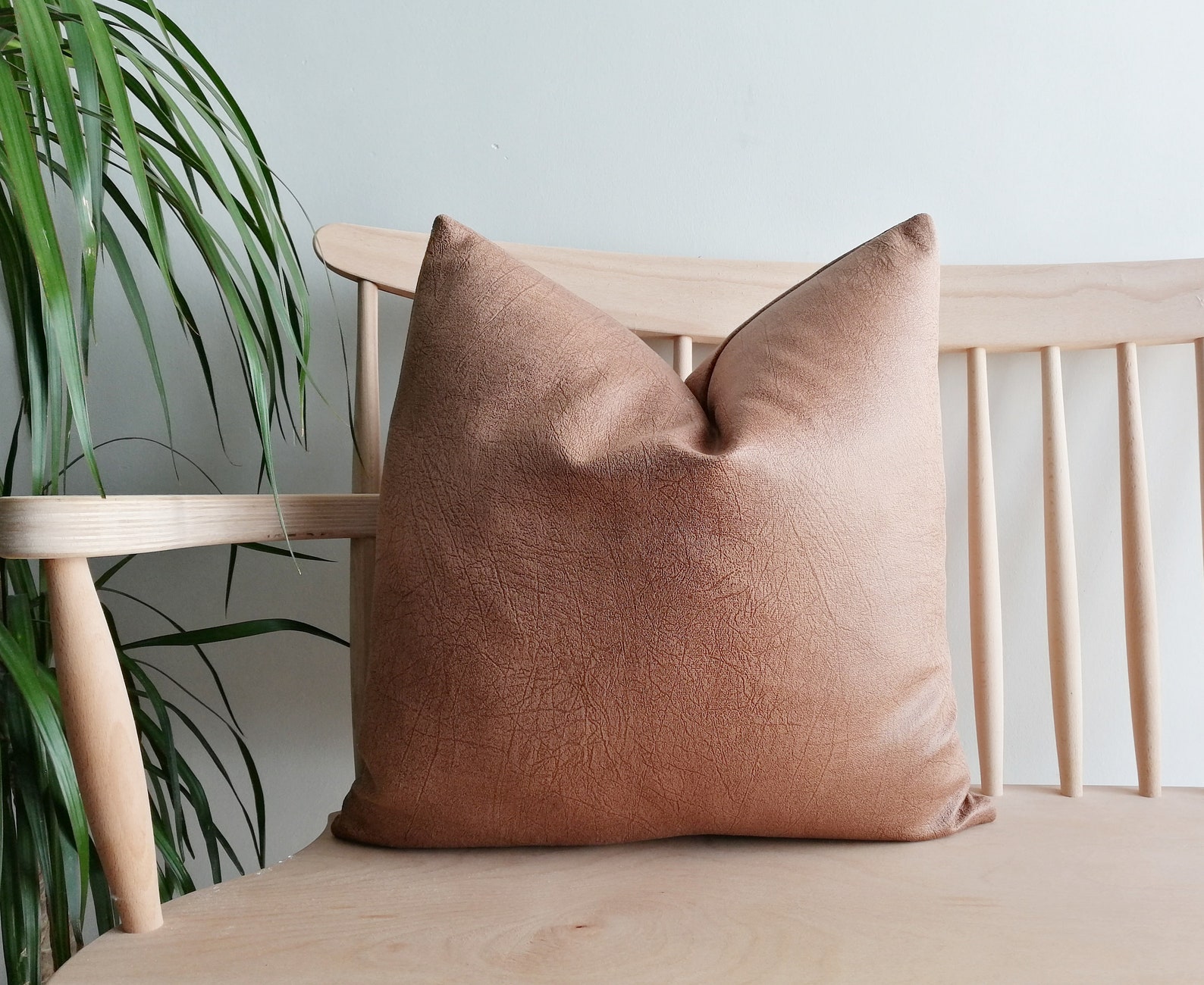 Camel Pillow Cover Leather Pillow Cover in All Sızes Etsy