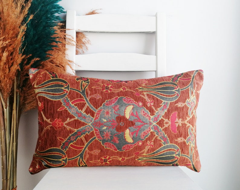 Decorative Lumbar Pillow Luxury Velvet Pillow Cover Lumbar Etsy