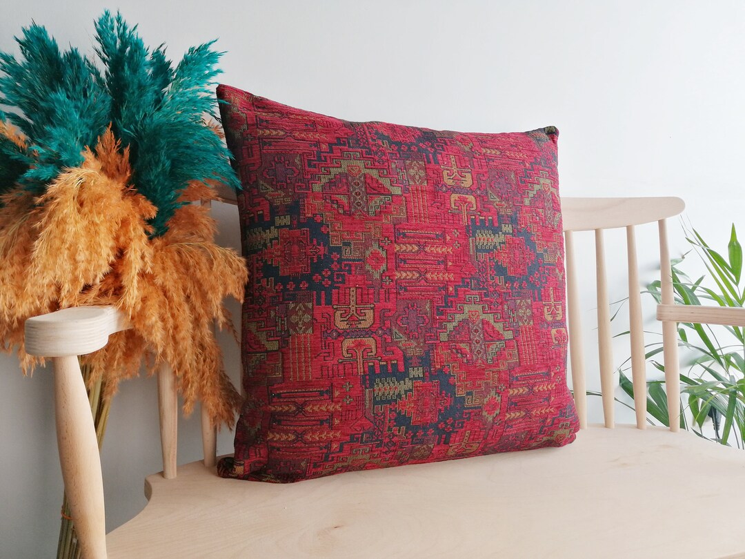Bed Pillows Burnt Red Pillows Body Pillow Cover Red Boho Throw