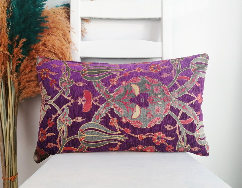 Decorative Lumbar Pillow Luxury Velvet Pillow Cover Lumbar Etsy