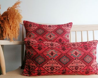 Ethnic Pillow Case Decorative Pillow P- 899 18x18 Kilim Pillow Cover Vintage Kilim Pillow Bohemian Pillow Cover