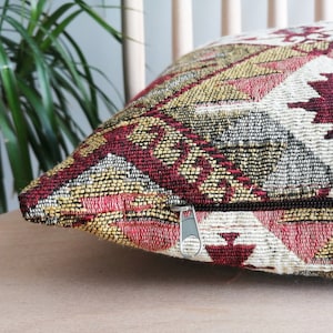 Decorative Kilim Design Turkish Kilim Pillow Turkish Pillow 17x17 Pillow Cover Pillow Cover Pillow Turkish Pillow Kilim Pillow Cover