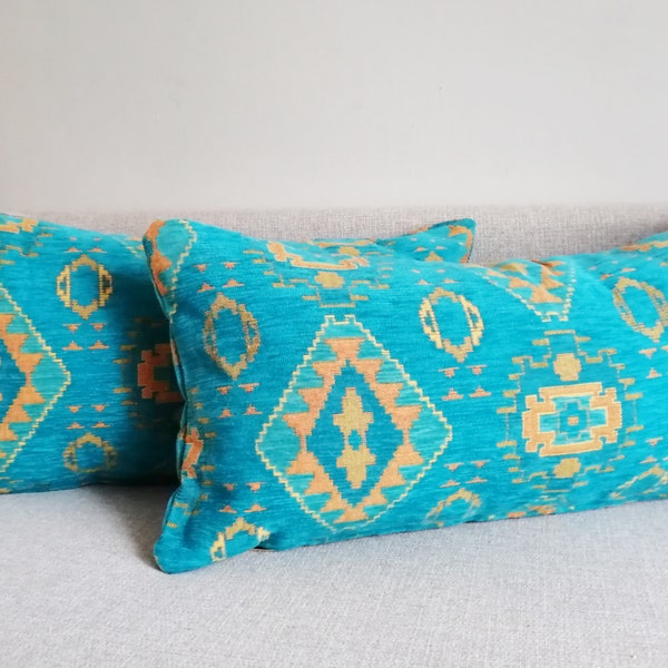 Blue Kilim Pillow Etsy
