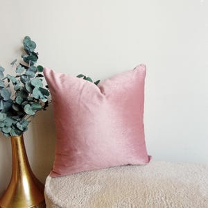 Blush Pink Lumabr Pillow Velvet Pillow Cover Pink Throw Pillow Pink Velvet  Sham Pillow All Size Velvet Pink Pillow Pink Lumbar Pillow