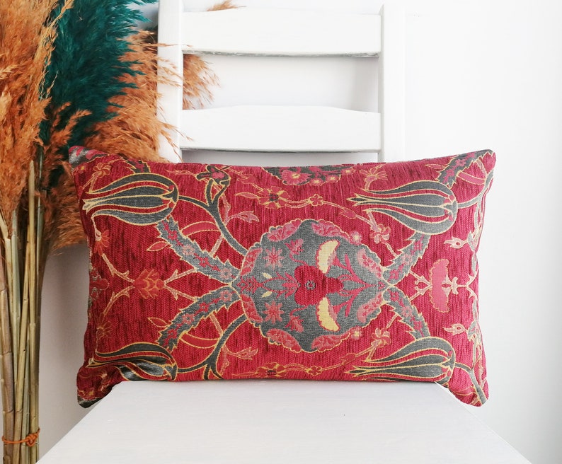 Decorative Lumbar Pillow Luxury Velvet Pillow Cover Lumbar Etsy