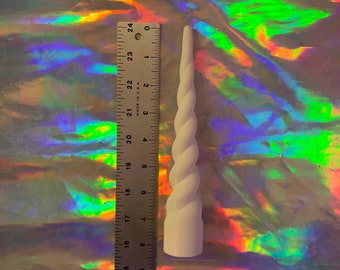 3D Printed Unicorn Horn Any Color
