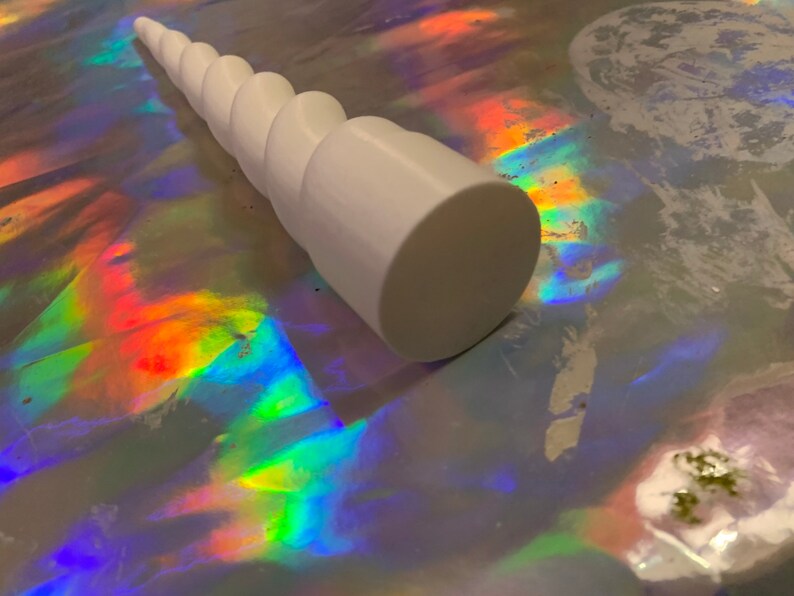 3D Printed Unicorn Horn Any Color | Etsy