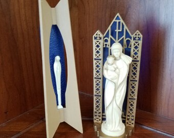 Mid Century Virgin Mary/ Madonna Statuary