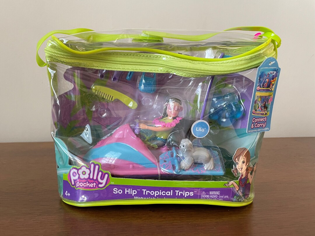 Polly Pocket Waterjet in Jamaica Toy Set by Mattel Etsy