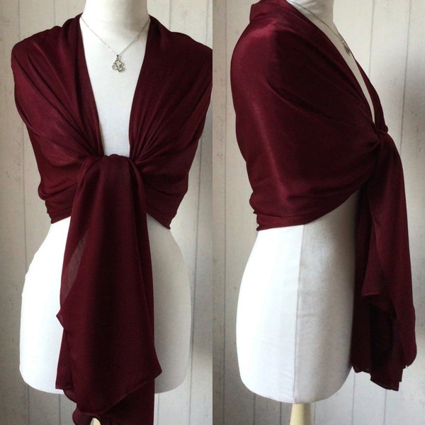burgundy plaid shawl