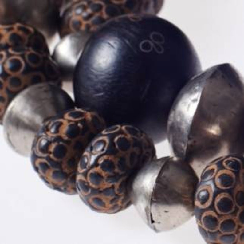 Collier Perles En Bois 81stgeneration - Style Tribal Hippie/surf - Neuf
