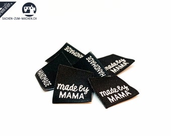 20 St. Label "made by MAMA - black/white"