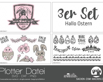 Cutting File "hello easter" (bundle of three)
