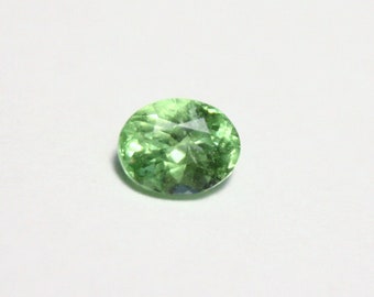 Rare Kornerupine 0.53ct AAA Rare Natural Prismatine Fine Faceted Gem Tanzania, Apple Green 5.5x4mm