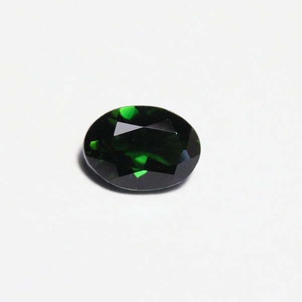 Genuine Rare Chrome Tourmaline 0.75ct Congo Chrome Tourmaline Oval Cut 7x5mm