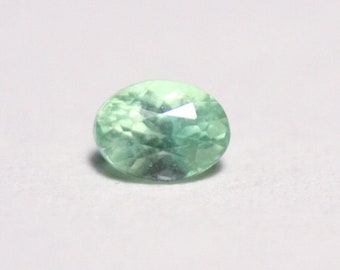 Rare Kornerupine 0.13ct AAA Rare Natural Prismatine Fine Faceted Gem Tanzania, Neon Green 3x2.5mm