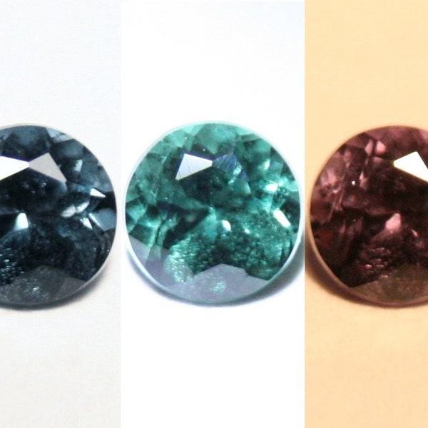 Blue Colour Change Garnet 0.19ct Bekily, Madagascar Worlds Rarest Garnet 3x3mm