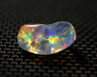 Rare Mexican Contraluz Precious Opal 2.4ct Stunning Rutile Water Opal 12x6mm