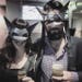 Sweet cat half mask .DIY. Cat. half mask. Template. Cat pattern. Sweet cat. half size. Creative mask. Low poly mask. stylish mask . Cat idea