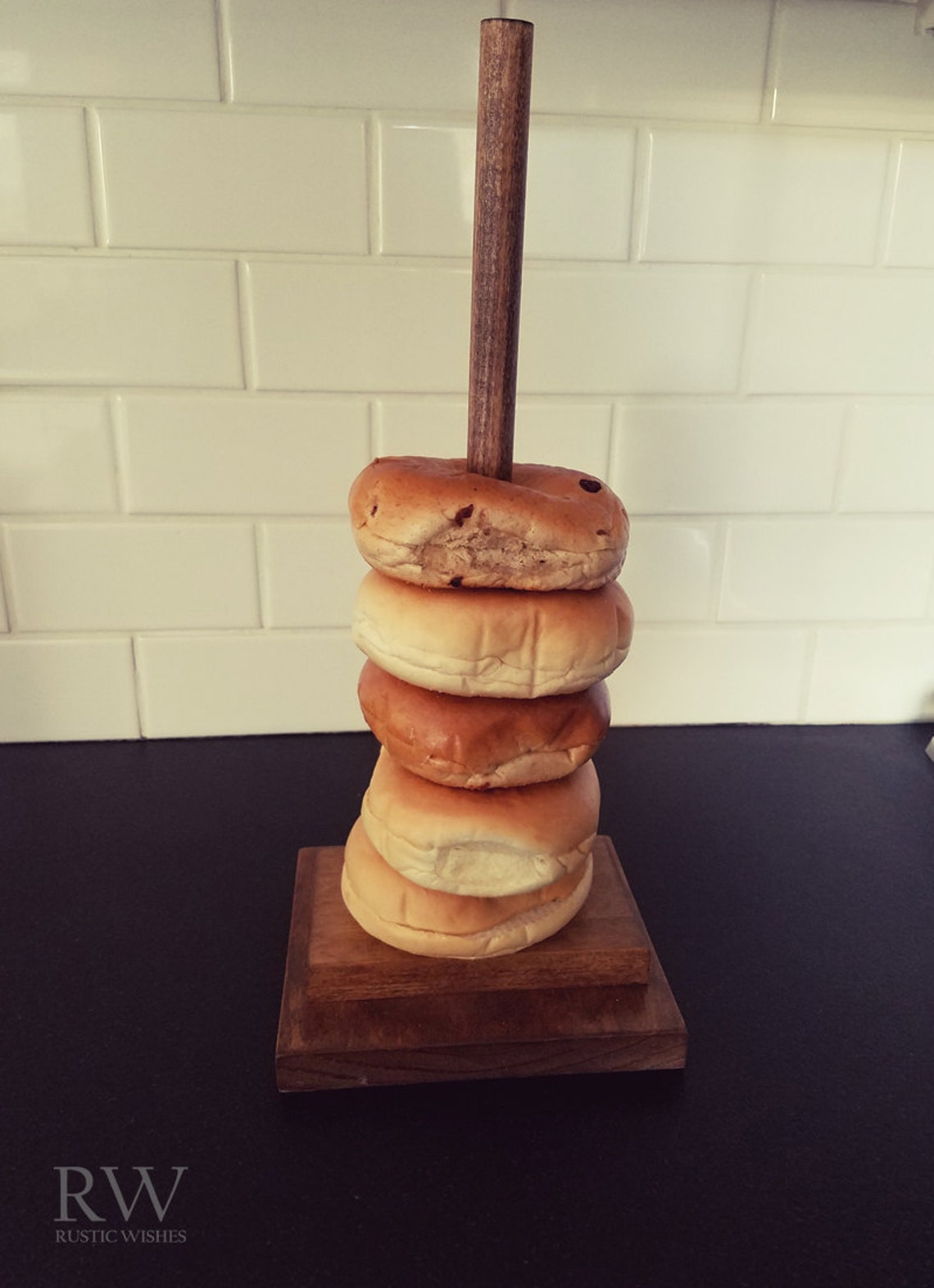 Bagel Stand Bagel Display Bagel Holder Bagel Rack Etsy