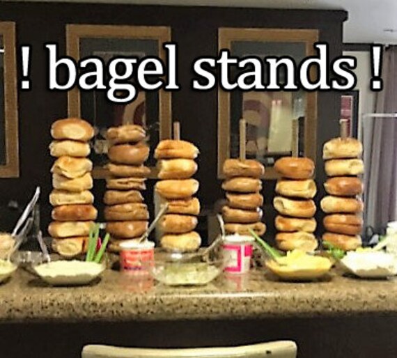Bagel Stand Bagel Display Bagel Holder Bagel Rack Etsy