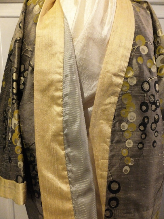 silk evening jacket