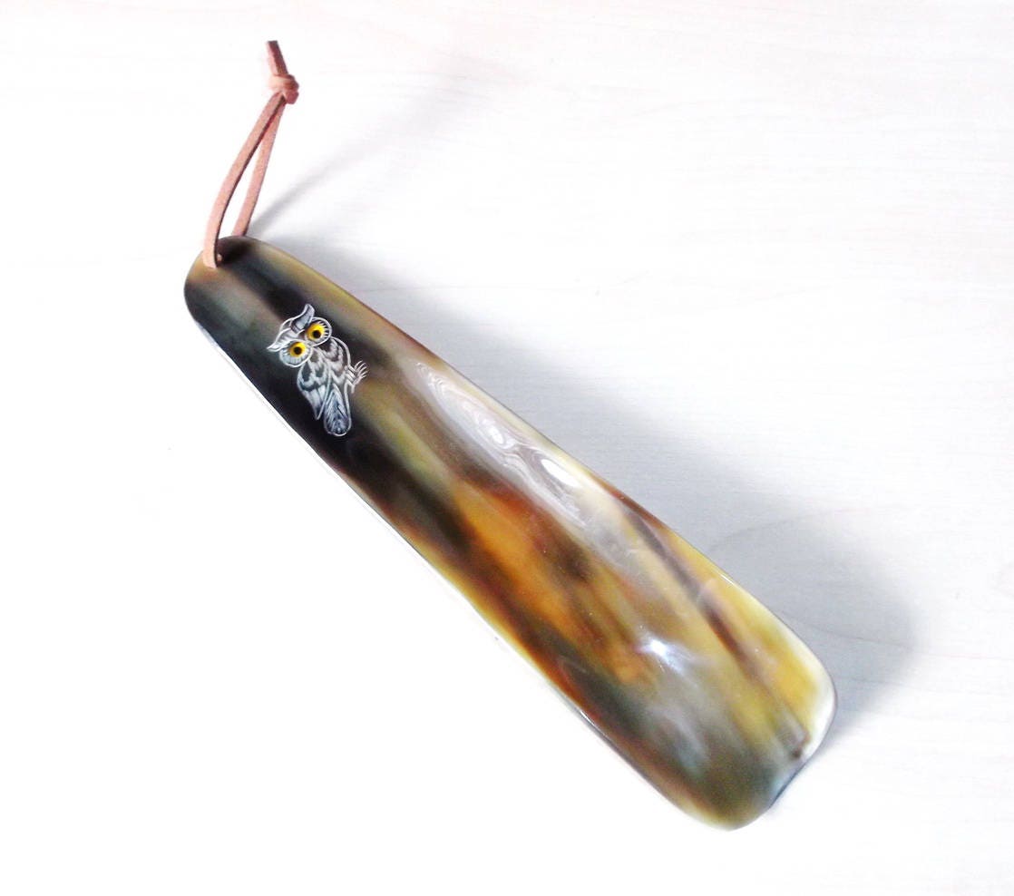 Shoe horn shoehorn buffalo long handmade from buffalo horn Shoe horn shoehorn buffalo long handmade from buffalo horn