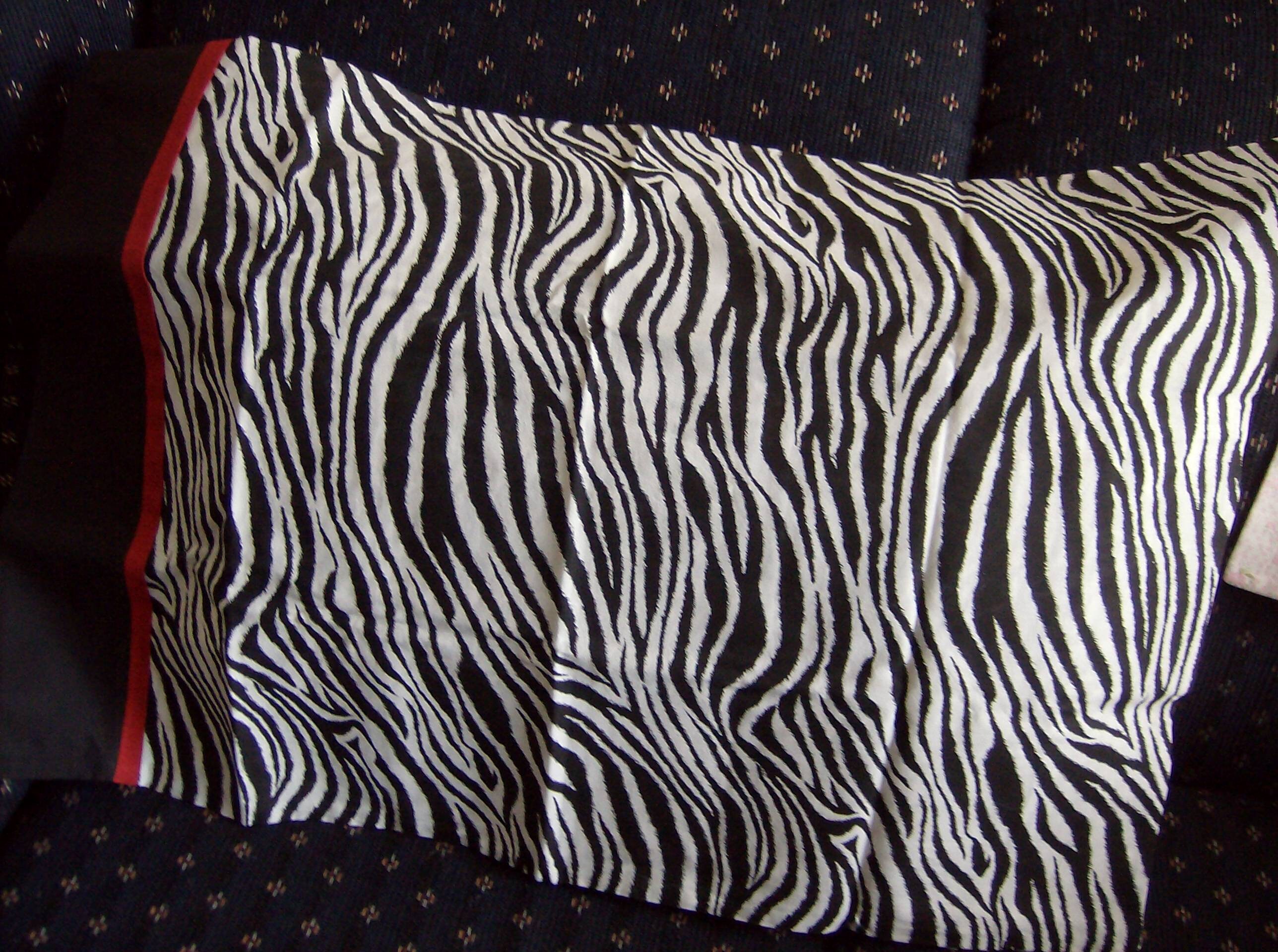 1 only Zebra print pillow case Etsy
