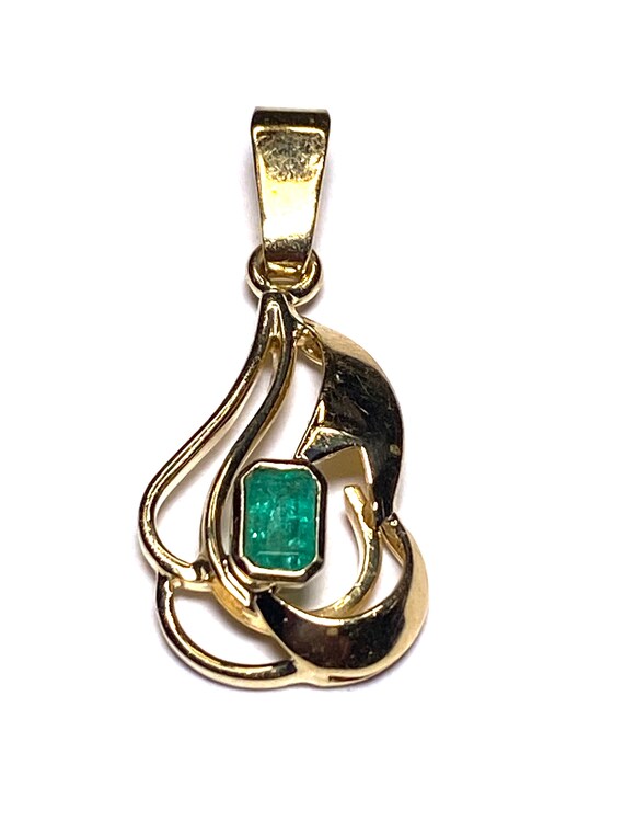 Emerald Ladies Pendant 5030 - Etsy 