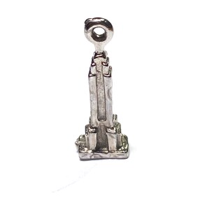 Sterling silver New York Empire State Building vintage charm # 921