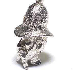 Sterling silver London Bobby head and hat charm vintage # 2370