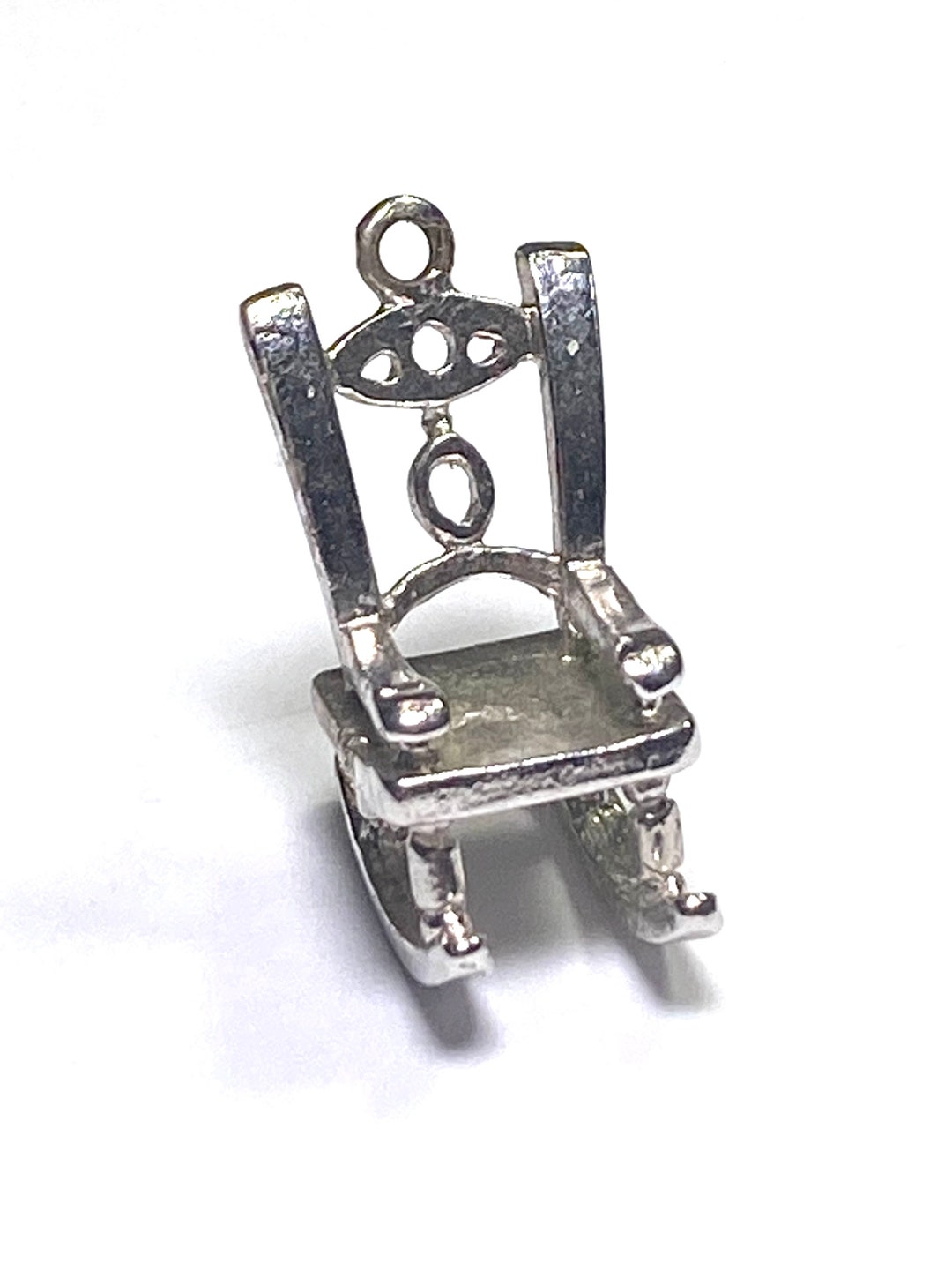 Sterling Silver Rocking Chair Vintage Charm # 1837 - Etsy