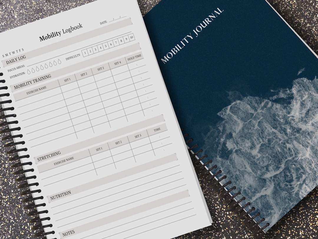 Mobility Routine Notebook, Fitness Planner, Exercise Log Book Gift for ...