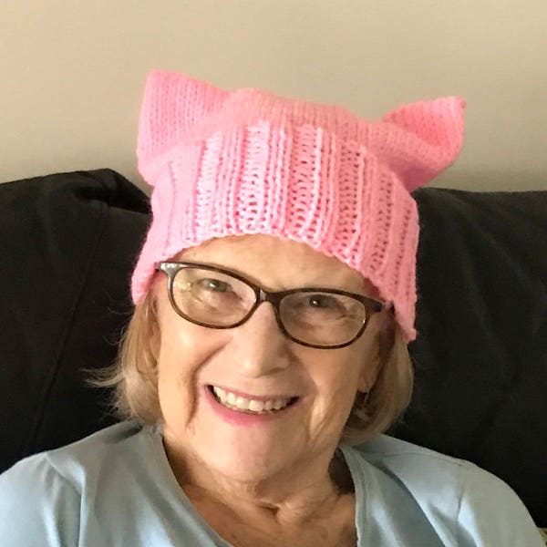 Pink Pussycat Hat . Women's March . Pussyhat . Pretty In Pink