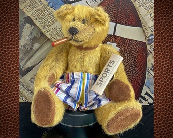 The Good Sport Cigar Teddy Bear . Teddy Bear . Cigar . Cigar Bear . Cigar Gift
