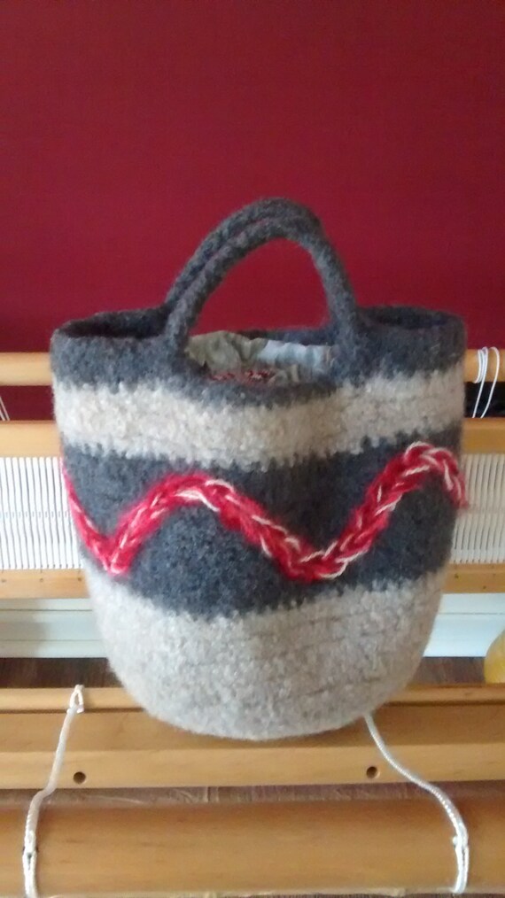felted wool bag