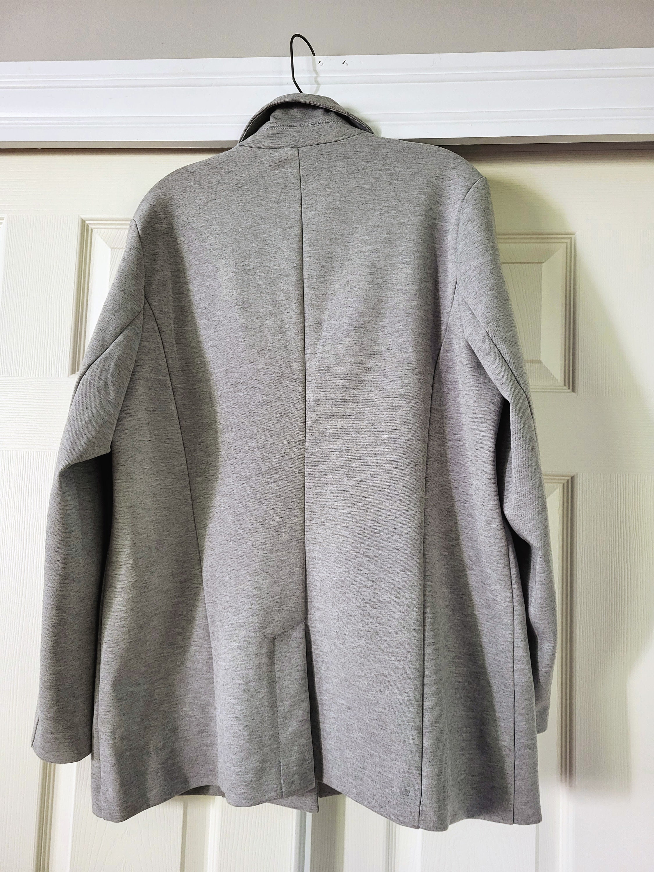 Veste Tailleur Nine West Gris - Taille 4, 3 Boutons, Polyester, Pour Le Bureau