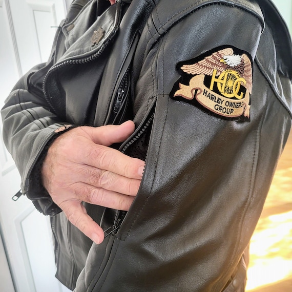 Classic Bikers Designed Harley Davidson Inspired Man's Black