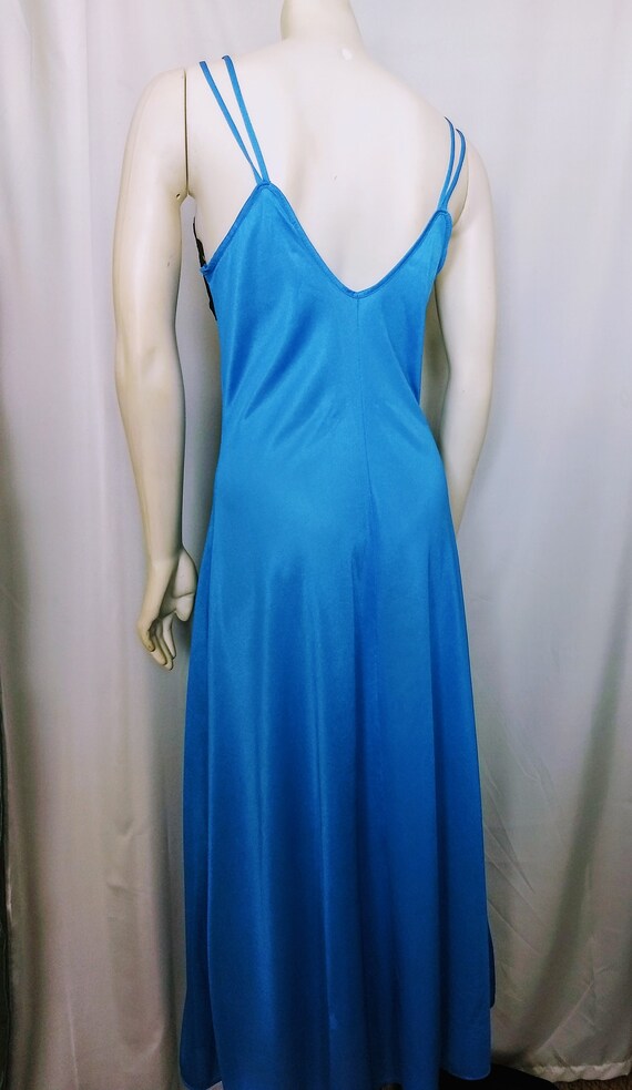 REDERIC'S of HOLLYWOOD Long Nightgown/Royal Blue … - image 4