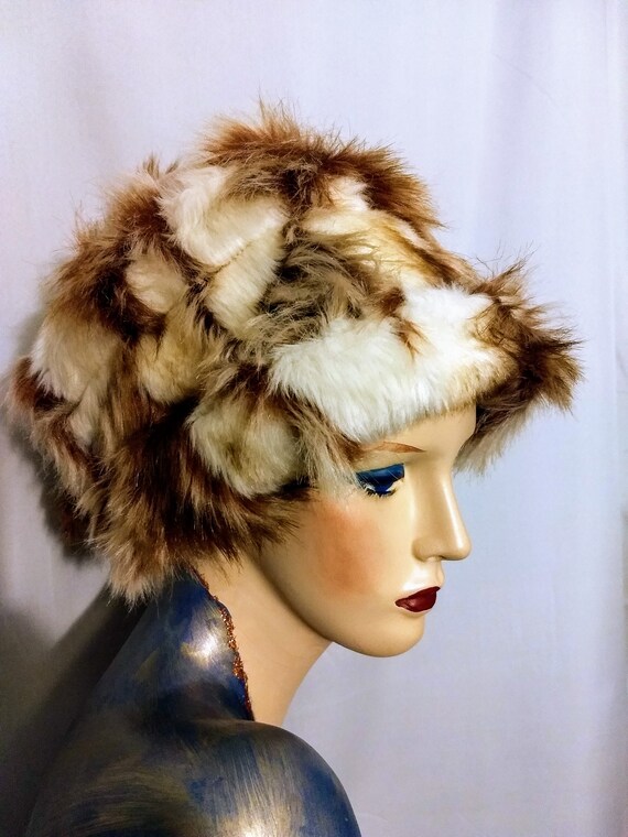 Winter Warm Faux Fur Bucket Hat for Women/Furry Uniqu… - Gem