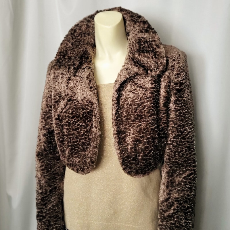 Cropped Fur-Trim Jacket main image 0